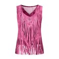thumbnail image 4 of Plebaso Womens Print Tank Tops Ribbed Sleeveless Casual Tops Button up V Neck Slim Knit Tees for Women, 4 of 5