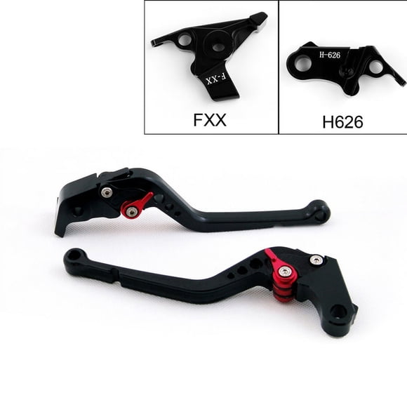 Leviers d'Embrayage de Frein Longs Compatibles avec Honda X-11 1999-2002 Noir
