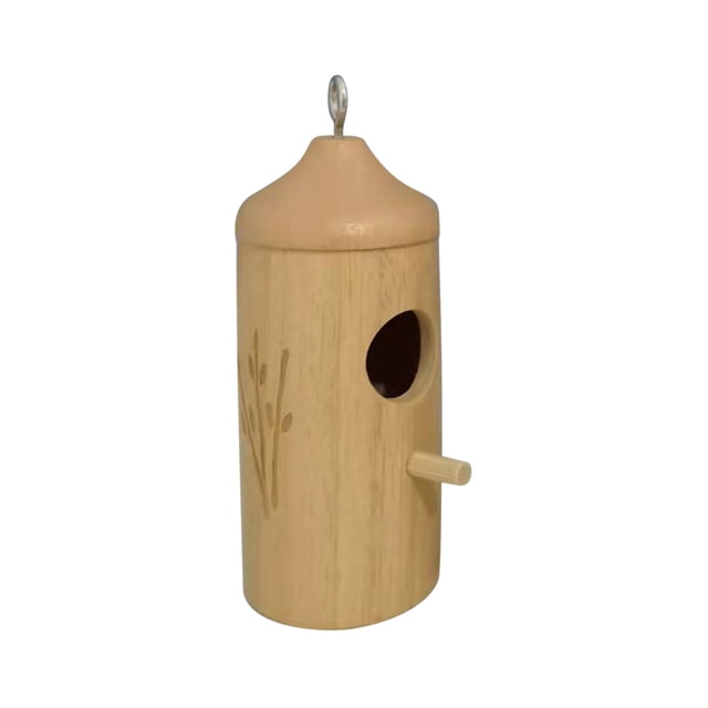 Hummingbird House, Wooden Outdoor Garden Hanging Bird Feeder