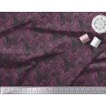 thumbnail image 2 of Soimoi polyester Crepe Fabric Chestnut Leaves Printed Craft Fabric by the Yard 42 Inch Wide, 2 of 3