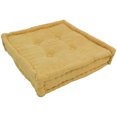 thumbnail image 1 of Coussin de Sol Carré 20 Pouces avec Boutons - Citron, 1 of 5
