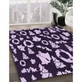 thumbnail image 3 of Ahgly Tapis Rectangulaire Lavable en Machine Intérieur Transitionnel Violet Profond, 2 Pieds x 3 Pieds, 3 of 7