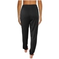 thumbnail image 2 of Pantalon Femme Décontracté Mode Femme Couleur Unie Confortable Détente Poche Pantalon Neuf Dixièmes, 2 of 4