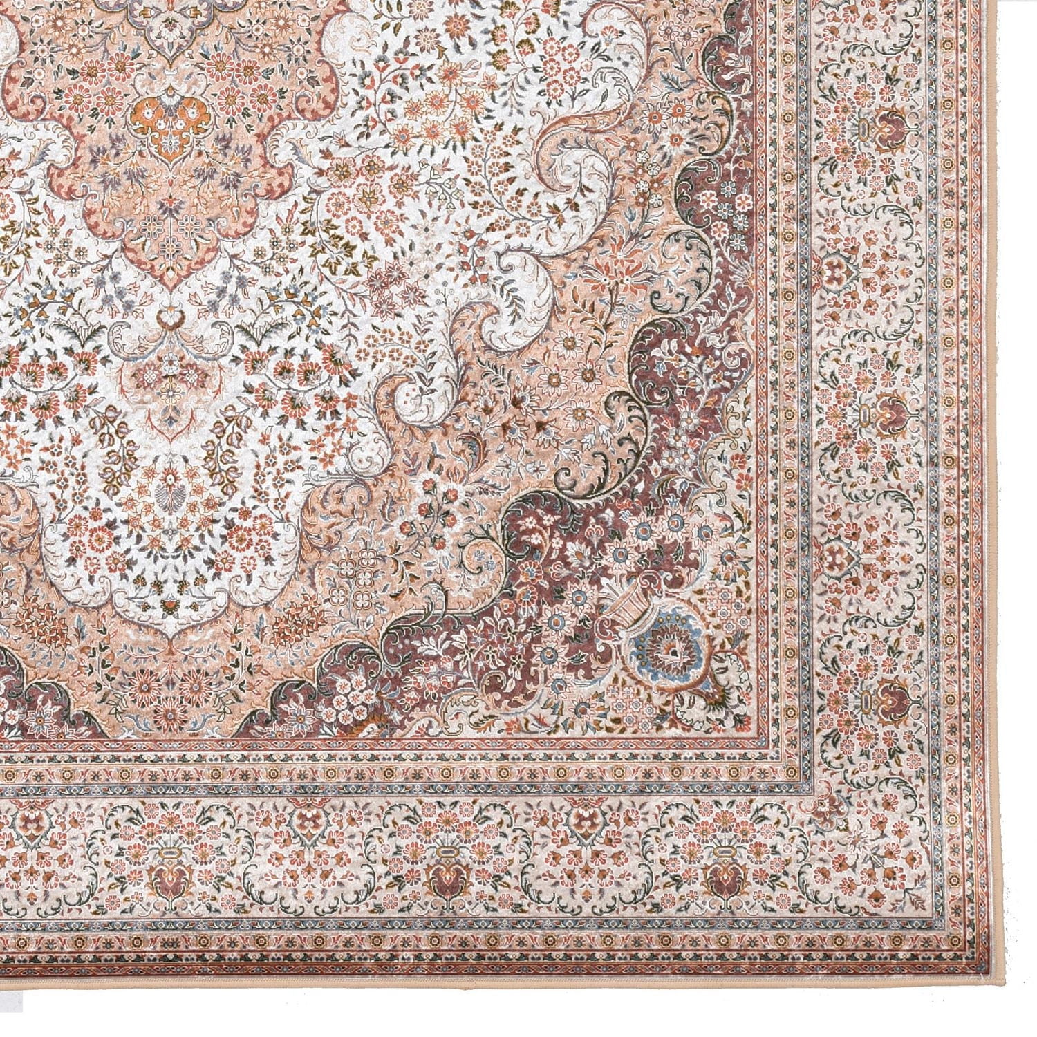 Tapis Emerald Klein bleu & ivoire de 5 pi x 7 pi