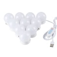 thumbnail image 4 of LED Vanity Mirror Light Bulb Dimmable Makeup Mirror Lights Dressing Light with 3 Color Temperatures 10 Brightness Levels Fill Light USB Plug and Play, 4 of 6