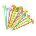 thumbnail image 2 of Fruit Fork Plastic Lunch Box Decoration Pick Cake Snack Fruit Pick Platter Fruit Fork Set Lunch Box Decoration, 2 of 4