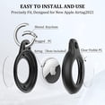 thumbnail image 4 of 2 Pcs Porte-Clés Compatible avec Support pour Air Tag, Housse de Protection pour Air Tag Imperméable et Antichoc, 4 of 5