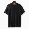 thumbnail image 2 of T-Shirt à Manches Courtes en Maille Aguichant pour Homme - Coupe Ajustée, Col Rond, Polyester, Été Fête/décontracté, Parfait pour Boîte de Nuit/plage, 2 of 4
