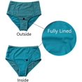thumbnail image 3 of Womens Siwm Shorts Bikini Briefs Ruched Tummy Control Swimsuit Bottoms, 3 of 6