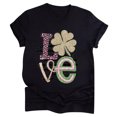 thumbnail image 1 of Birdeem T-Shirt Décontracté pour Femmes Imprimé Saint-Patrick à Manches Courtes, 1 of 5