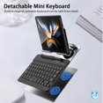 thumbnail image 2 of for Samsung Galaxy Z Fold 6 5 4 Stand and Keyboard Mouse, Portable Detachable Bluetooth Keyboard, Foldable Adjustable Tablet Stand Holder for Desk, with Wireless Mouse and Pen, 2 of 7