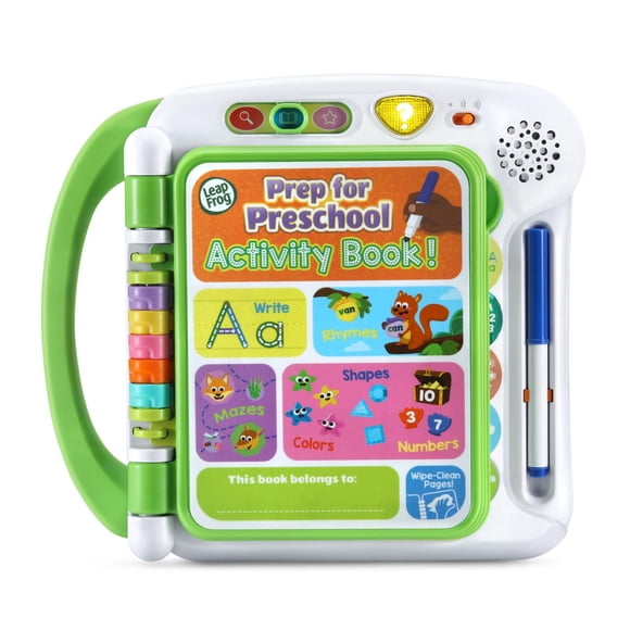 LeapFrog Mon livre d’activités interactif J’écris, je joue et j’apprends - Version anglaise