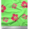 thumbnail image 1 of Soimoi Silk Fabric Artistic Flower Print Fabric by the Yard 42 Inch Wide, 1 of 3