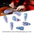 thumbnail image 4 of 8Pcs Guzheng Finger Picks,Finger Picks And Thumb Picks For Guzheng Guitar, Banjos, 4 of 8