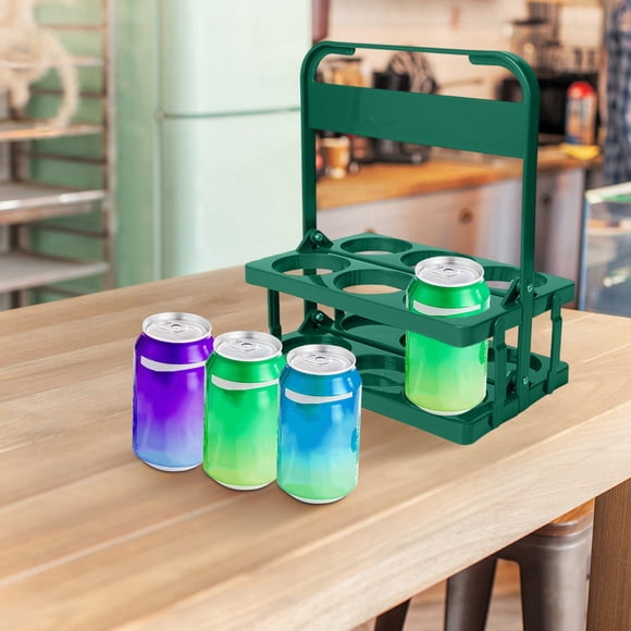 Nilvkv Six-Pack Beer Buttress Foldable Plastic Beer Carrier Foldable Drink Buttress