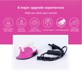 thumbnail image 2 of Generic Compact Travel Iron for DIY & Crafts, Fast Heating 180°C, Lightweight & Portable, Dual Voltage 110V, ABS Material, EU/US Plug Options, 2 of 6