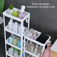 thumbnail image 3 of Bathroom Tower Shelf, Light Duty Freestanding Shelving Unit Storage Rack For Home Garage Basement Laundry, 3 of 8