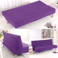 thumbnail image 3 of CHOK 2024 Futon Slipcover Armless Sofa Covers Stretch Sofa Bed Slipcover Protector Elastic (Light Gray Animal), 3 of 8