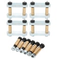 thumbnail image 1 of Kit de Manille de Levage, Kit de Mise à Niveau de Manille Robuste Suspensions de Remorque RV Bagues en Bronze Haute Résistance Essieu Tandem en Acier 3 1/8 Po Graissé pour CRE3000, 1 of 8