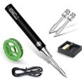 thumbnail image 4 of Gkeoshab Fil de Soudage en Aluminium Crayon de Soudage Rechargeable Soudage / 1100 MAh Mini Ensemble de Soudage Rechargeable USB Crayon de Soudage / 3 Modes 10 W Température Réglable Ensemble de Soudage pour Bricolage E, 4 of 9