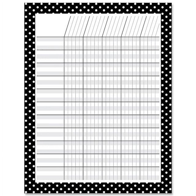 Creative Teaching Press CTP10250 17 x 22 Po Tableau d'Incitation avec des Points Noirs et Blancs