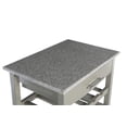 thumbnail image 2 of Îlot de cuisine gris Randall avec dessus en granit, 2 of 7