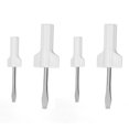 thumbnail image 2 of Slot Screwdriver Set, 4 Pieces 2 Sizes Stainless Steel Bit Convenient Use Screwdriver Repair Tool Plastic Handle  for Sewing Machine Maintenance, 2 of 7