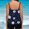 thumbnail image 2 of UPPADA Two Piece Tankini Swimsuits for Women High Waisted 2 Piece Bathing Suits Floral Print Tankini Set Tummy Control Modest Swimwear for Holiday Women Two Piece Bathing Suit Multicolor,S, 2 of 3