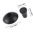 thumbnail image 4 of BRIGHTFUFU 8Set Walking Cane Tips Black Plastic Round for Hiking Outdoor Activities, 4 of 6