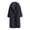 Navy, variant on EGNMCR Long Sleeve Hoodless Casual Outwear & Jackets Women's Fall And Winter Solid Color Loose Cardigan Artificial Teddy Long Sleeve Thickened Warm Long Coat Women Coat