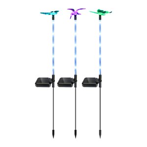 3PCS Solar Grassland lumière acrylique lampe de sol coloré lumières de jardin extérieur patio lumières