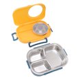 thumbnail image 1 of Boîte à Bento, Compartiment en Acier Inoxydable 1450ml Bento Boîte à Lunch Double Couche Lunch Container, Fuite de Préparation de Repas Conteneur de Stockage de Nourriture pour Manger au Restaurant, Travail, Pique-Nique, École, 1 of 8