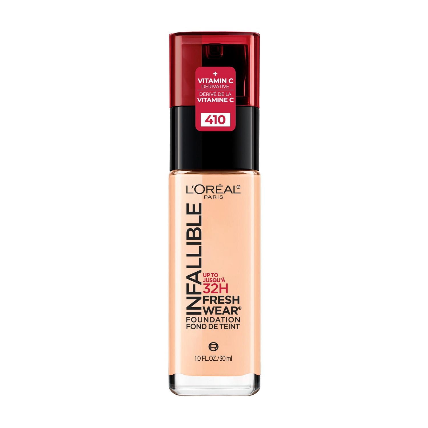 L'Oreal Paris Fond de Teint Infallible Fresh Wear, Formule Liquide Longue Tenue, 30ml