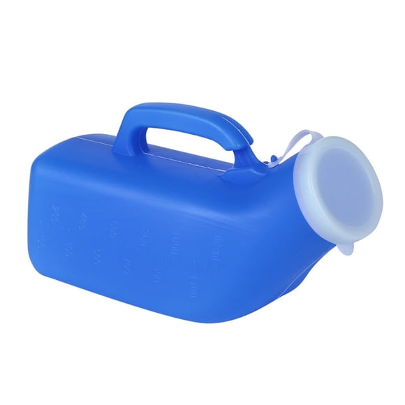 WHEANG Liquidation Urinoir pour Homme 1000 ml avec Bouchon Réutilisable en Plastique pour Hommes Aînés Accessoires d'Urinoir pour la Maison
