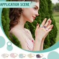 thumbnail image 5 of 5PCS Raw Crystal Natural Stone Ring Statement 5 Styles 0.6inch Inner Diameter Crystal Adjustable Finger Rings Stylish Golden Tone Brass Rings for Man Woman Decoration, 5 of 5