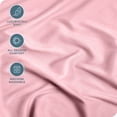 thumbnail image 2 of Bare Home Fitted Sheet - Premium 1800 Collection - Deep Pocket - Ultra-Soft Wrinkle Resistant - Twin, Light Pink, 2 of 7