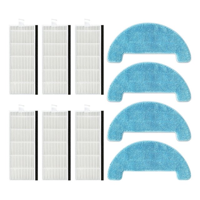Compatible With NR15 / Danhui NR15 Robot Vacuum Cleaner Main Brush Side Brush Hepa Filter Mop Cloth Rag Replacement Spare Parts