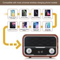 thumbnail image 2 of axGear Réveil Numérique en Bois à DEL Haut-Parleur Bluetooth avec Chargeur Sans Fil Rapide 10 W, 2 of 6