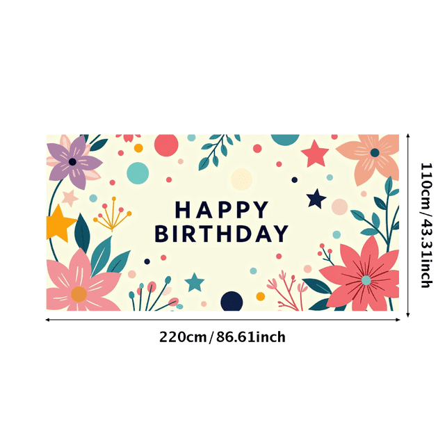 Leopard Print Happy Birthday Backdrop Decoration Banner Party Supplies Photography Props Background Decoration Birthday Party Decor