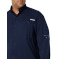 thumbnail image 3 of PFG Tamiami II Long Sleeve Shirt, XL, Collegiate Navy, 3 of 11