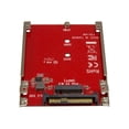 thumbnail image 4 of StarTech.com M.2. PCI-e NVMe to U.2 (SFF-8639) Adapter - Not Compatible with SATA Drives or SAS Controllers - For M.2 PCIe NVMe SSDs - PCIe M.2 Drive to U.2 Host Adapter - M2 SSD Converter (U2M2E125) - Interface Adapter - M.2 - M.2 Card - U.2 - red, 4 of 6