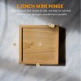 thumbnail image 4 of Shisuyan Mini Hinges Iron 50Pcs 1.30X1.20X0.40in Yellow, 4 of 8