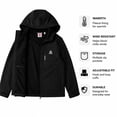 thumbnail image 2 of Manteau softshell Reebok pour hommes, tailles S à XXL, 2 of 6