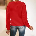 thumbnail image 4 of Meichang Sweat-Shirt Femme Saint-Valentin Graphique Cœur Amour Décontracté Col Rond Manches Longues Coupe Ample Saint-Valentin, 4 of 6