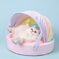 thumbnail image 2 of Cat  Cat Pod Rainbow Cat  Four Seasons Available Bottom Skid Resistance Design Soft Comfortable Cat House For Cats Dogs Pets, 2 of 5