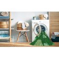 thumbnail image 2 of Ahgly Tapis Rectangulaire Lavable en Machine Vert Transitionnel, 8 Pieds x 10 Pieds, 2 of 7