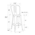 thumbnail image 2 of Luxor 30 "Tabouret En Métal, 2 of 5