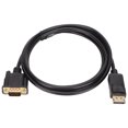 thumbnail image 1 of DisplayPort To VGA Cable, 5.9ft Male To Male HD 1080P Gold Plated  To VGA Adapter Cord Compatible With Computer, Laptop, Monitor, Projector, HDTV, 1 of 8