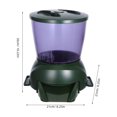 thumbnail image 2 of Raindrops Aquarium Fish Feeder Green Timing Device for Pellet Food Feeding and Fish Health, 2 of 8