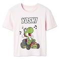 thumbnail image 2 of T-shirt à imprimé graphique Yoshi Nintendo pour filles, 2 of 3